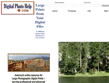 Tablet Screenshot of digitalphotohelp.com